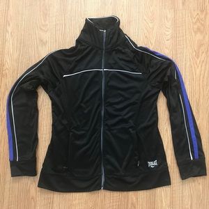 Black athletic/running zip up jacket